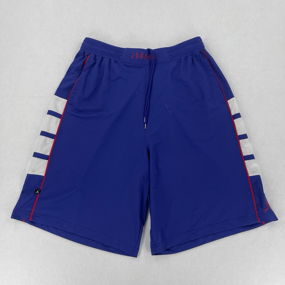 Air Jordan Cat Scratch Shorts Mens 3XL Purple Basketball Retro Y2K Baggy Active